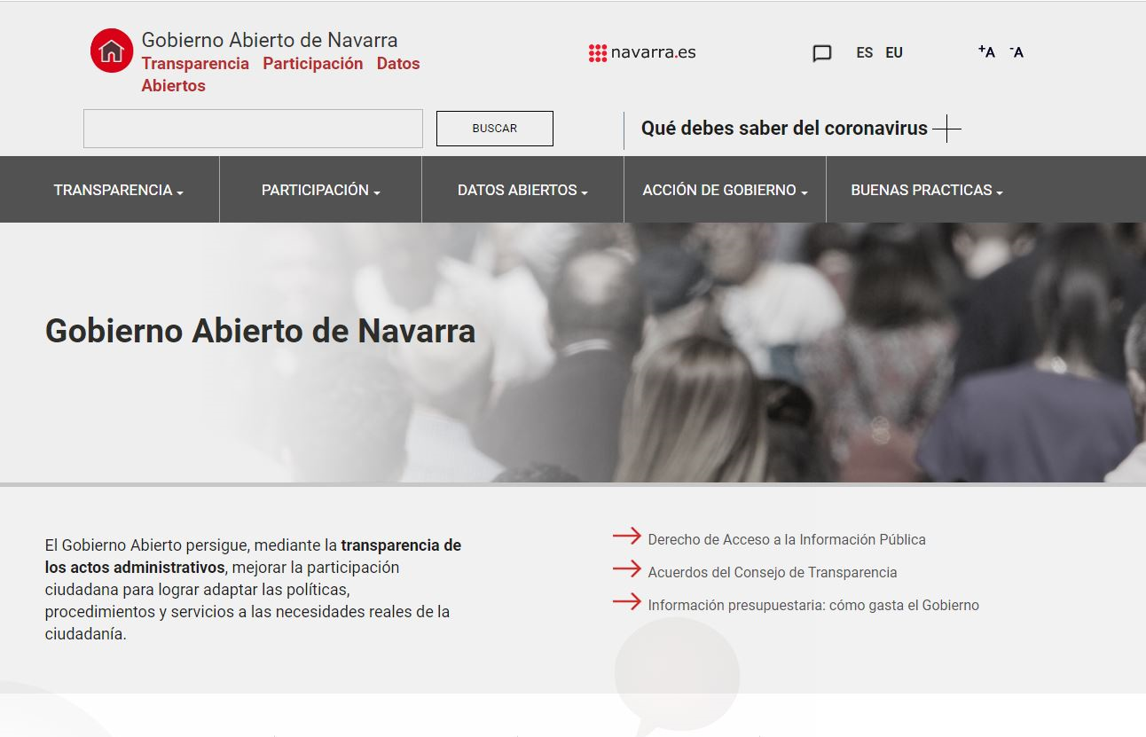 imagen Portal de Gobierno Abierto.